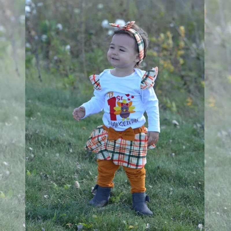 Conjunto de ropa para bebé recién nacida con estampado de