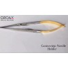 OROAX Dental Surgical Castroviejo Needle Holder Micro Suture TC Tip