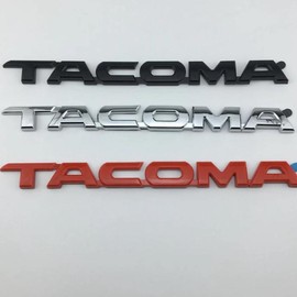 2Pcs For 2005-2015 year Toyota Tacoma Door Fender Emblem - Color: Black