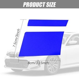 Lecctso 6PCS Reflective Car Decal, Car Wheel Reflective Stickers, Reflective Rim Stickers, Car Wheel Safety Decorative Decals, Reflective Car Wheel Decorative Stripe Stickers Universal for Most Cars