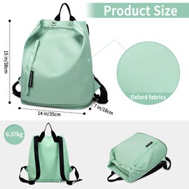 Keyck Sports Backpack Waterproof Sports Bag Backpack with Shoe Compartment and Wet Pocket Lightweight Travel Backpack Women Men Backpack Oxford Leisure Backpack for Travel Fitness Shopping Travel