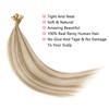 ABH AMAZINGBEAUTY HAIR Highlighted Hand Tied Weft Hair Extensions Straight