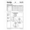 Burda Children b9425 Jacket Sewing Pattern 19 x 13 cm