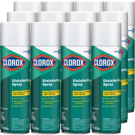 CloroxPro Disinfecting Spray, Fresh Scent, 19 Ounces, Pack of 12 (Packaging May Vary)