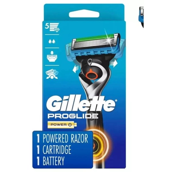 Gillette Fusion5 ProGlide Power Men's Razor, 1 Handle & 1
