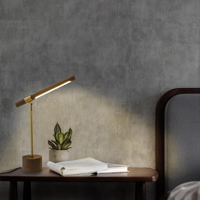 Poiaeusant Adjustable Modern Table Lamp LED Touch Control Reading Table