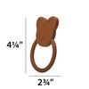 C.R. Gibson 100% Food Grade Silicone Bear Baby Teether for