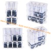 New brothread 4 White + 4 Black Polyester Sewing Machine