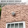 Round Aluminum Louver with Insect Screen, 2 Inches, 6-Pack