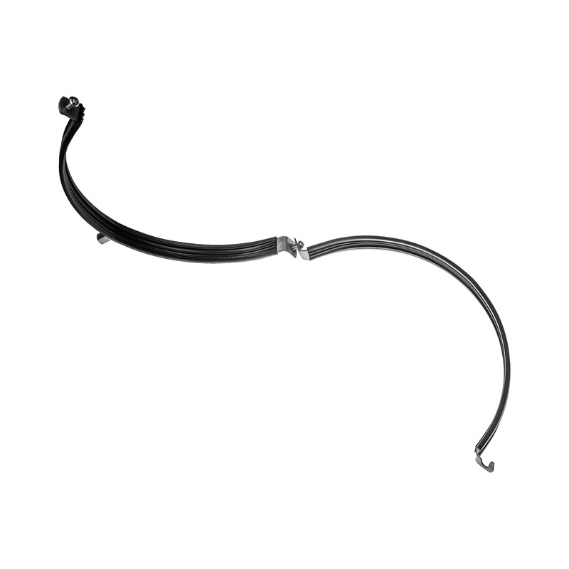 HVAC OV 10" Inch Galvanized Steel Duct Clamp with Rubber