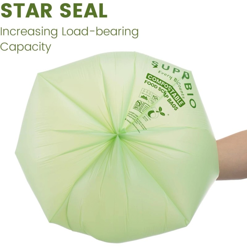SUPERBIO 13 Gallon Compostable 30 Count (Pack of 1), 13