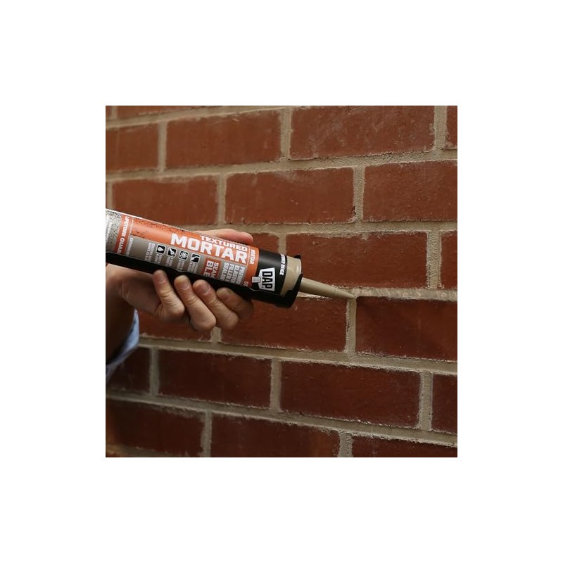 DAP Textured Mortar Premium Elastomeric Latex Filler & Sealant, Beige,