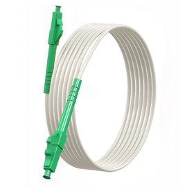 10 Meter Glasfaserkabel Verlängerung Weiß Simplex Singlemode FTTH Glasfaser LWL Patchkabel für Telekom Glasfaser Router Fritzbox 7590 5590 AX Vodafone 1&1 Vodafone