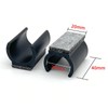 Felt gliders for cantilever chairs, 16 pieces, clamping shell gliders,