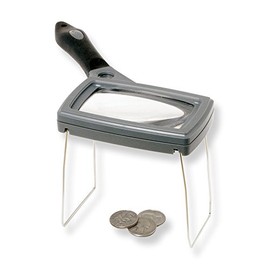 Carson SG-16 SureGrip 2.5X Soft- Grip-Lupe 10x Spot, Fuß