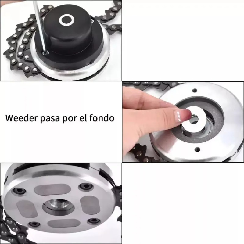 Cabezal Cadena Desbrozadora Desmalezadora Podadora Universal