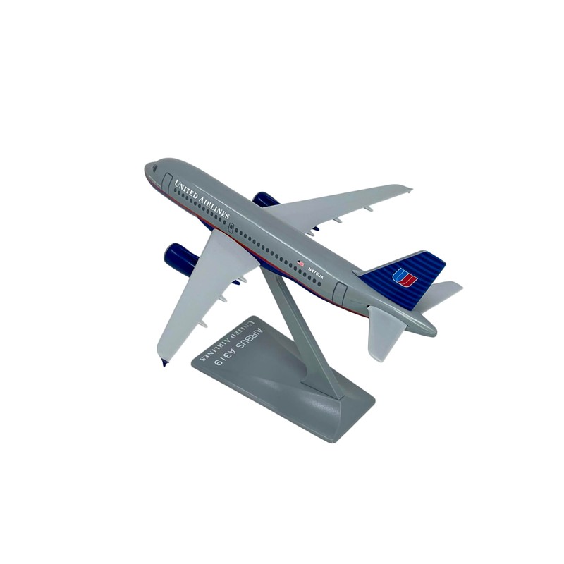 United (93-04) Airbus A319-100 Airplane Miniature Model Plastic Snap-Fit 1:200