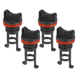X AUTOHAUX Pack of 4 Kayak Drain Plug Kit, Nylon Universal Thread Hull Drain Stopper for Scrambler Ocean Kayak Ascend Vapor Wave Sport Kraken Field