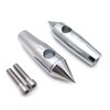 HTTMT MT030-010- Chrome 1" 25mm Spike Billet Handelbar Riser 4"