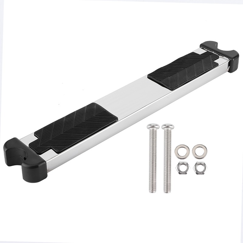 304 Stainless Steel Thickened Ladder Pedal with Non Slip Rubber