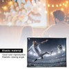 4:3 Thickened 100% Polyester Portable Foldable White Soft Projector Screen