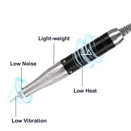 M - Mase 35k RPM Coreless Motor Nail E-File Handpiece - Black