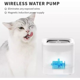 PETKIT New Wireless Pump Dog/Cat Water Fountain, Quiet and Anti-Dry Pet Water F