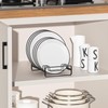 Hikinlichi 8 Slots Plate Holders Organisers Upright Cabinet Dish Drying