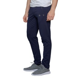SCR SPORTSWEAR Men's Sweatpants with Pockets Tapered Slim Athletic Joggers Open Bottom Activewear Lounge Pants by Inseam (S/30L, Navy-K536)