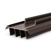 Barzen Vinyl Replacement Under Door Seal, Door Bottom with Fins
