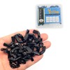Yoliko 26 Pcs 4 Sizes 3/16",1/4",5/16",3/8" Wingnuts, Quality Carbon Steel