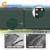 TANG 5' x 98' Privacy Fence Screen Green Shade Cloth