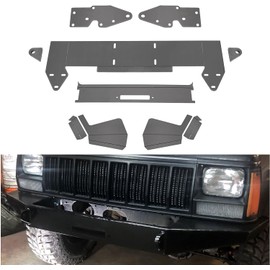 DIY Front Bumper Bare Metal Kit For 1984-2001 Jeep Cherokee XJ Winch Mount Plate