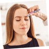 WOONEKY 4pcs Stainless Steel Eyebrow Tweezers Assorted Eyebrow Clips Clamps