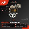 A-Premium 2 Barrel Carburetor Compatible with Toyota Land Cruiser 1969-1987,