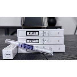 Elite Cuticle Oil Pen with Jojoba Oil, Olive and Mineral Oil, Vitamin E, Vitamin B and Keratin (3ML, Lavender)
