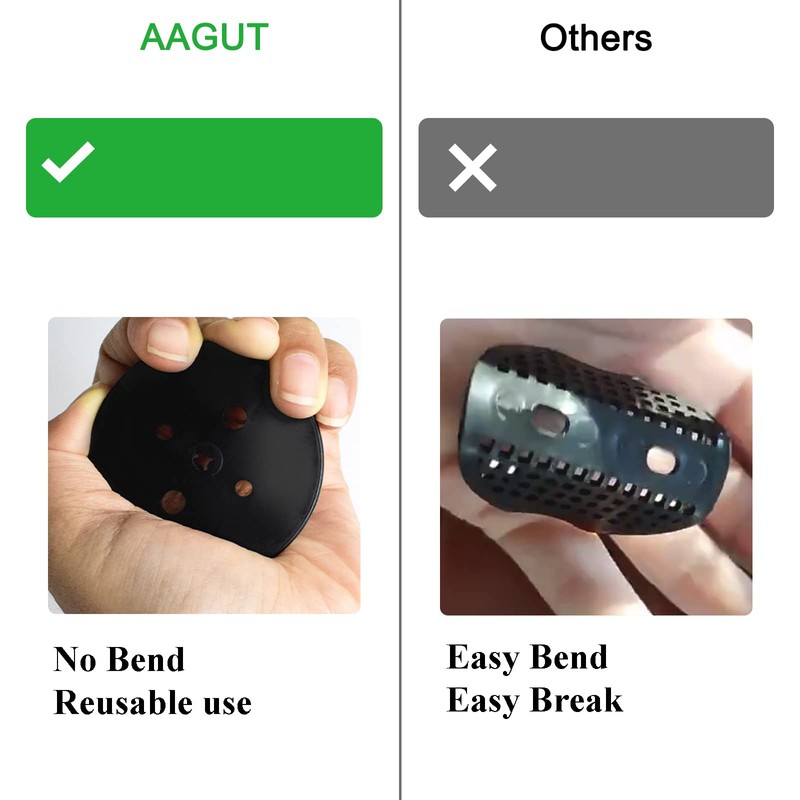 AAGUT 50 Pack Landscape Staples with Gasket Washer Caps, 6