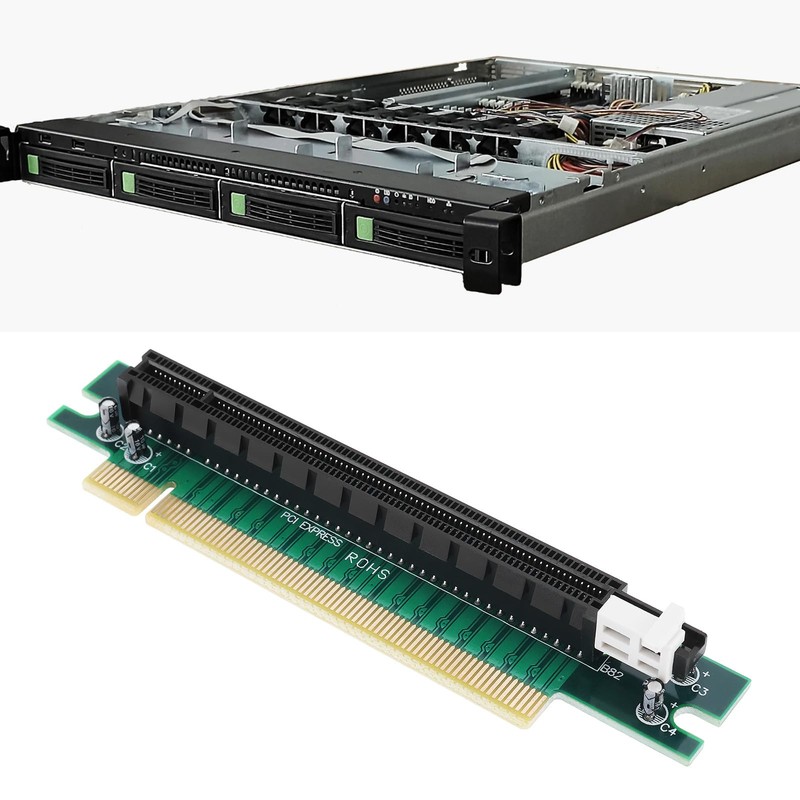 Create idea PCI-Express 16x Riser Adapter Card 90¡ã for 1U/2U