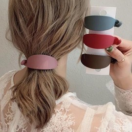 Non-Slip Matte Hair Clips Banana and Claw Clips With No-Slip Grip - 7 Piece Set (Multiple colors, One size)