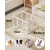 Puppy Playpen Indoor, Sturdy Clear Acrylic Plastic Dog Play Pen—10