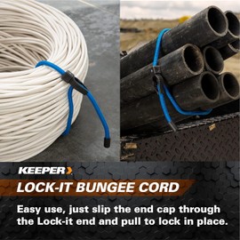 KEEPER 06513 24" Lock-It elástico Ajustable, Paquete de 2