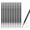 12-Pack Erasable Pen Refills, Compatible with Pilot Frixion Pens, Black