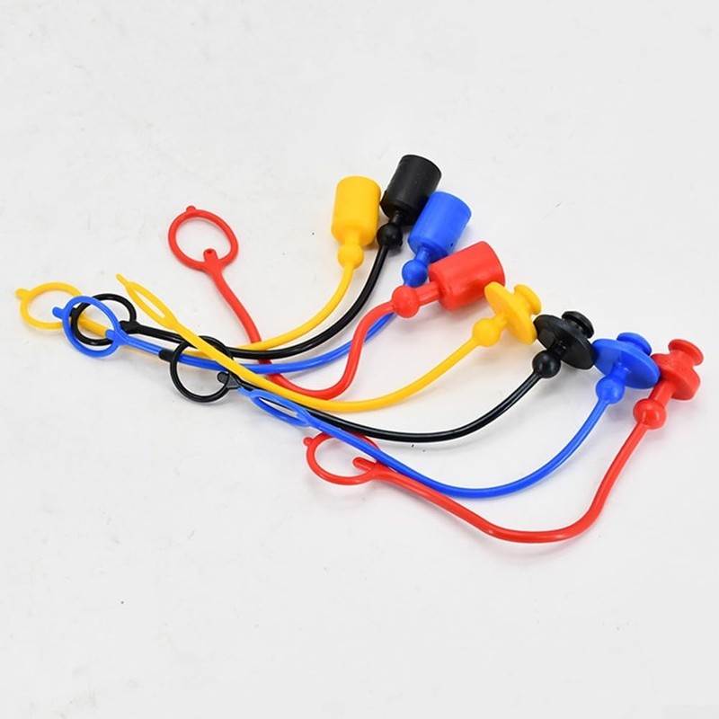 4 Pairs Hydraulic Quick Coupler Dust Cap and Inner Cover