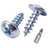 SKIR'CO (Pack of 80) Galvanised Steel 6.0 x 20mm Silver