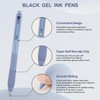 Linbsunne Gel Pens Black Ink Pens for Office 0.5mm Fine