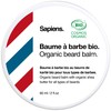 Sapiens Beard Balm for Men 60ml Sapiens Barber Shop - Organic Certified by Ecocert - Beard and Moustache Wax with Shea Butter and Castor Oil - Moisturising and Structuring Beard Care Balm - Made in France