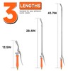 All Metal 44 Inches Replacement Sprayer Wand, 1/4" & 3/8"