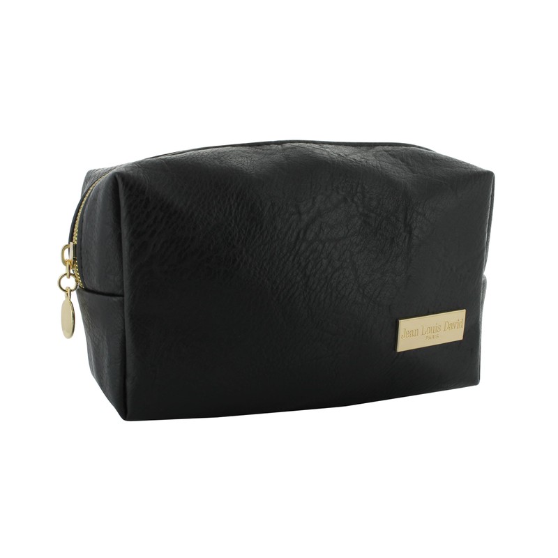 Jean Louis David Black Classic Cosmetic Bag Random Color, black,