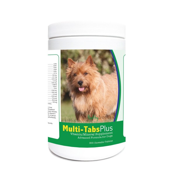 Healthy Breeds Norwich Terrier Multi-Tabs Plus Chewable Tablets 365 Count
