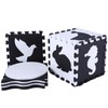 Foam Play Mat for Kids，25Pcs Square Interlocking Puzzle Floor Mat，Baby
